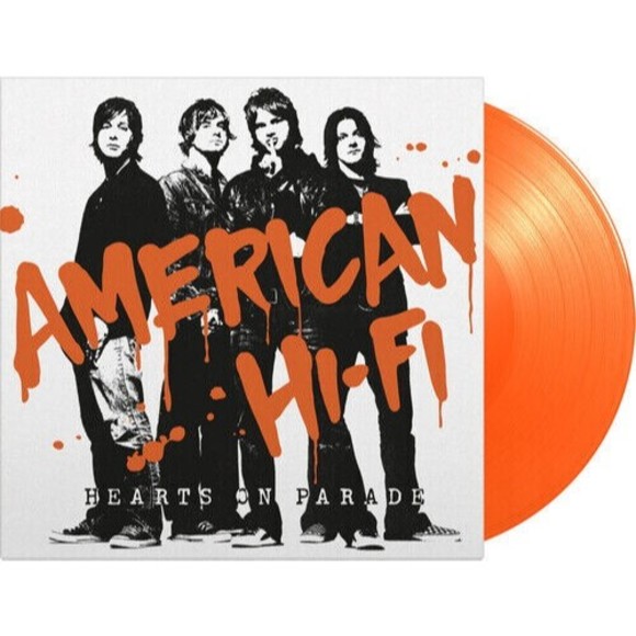 American Hi-Fi Hearts on Parade (Numbered, Orange) Vinyl New